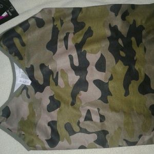 Camouflage tang top